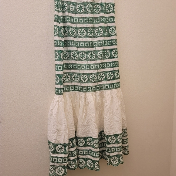 Goodnight Macaroon Green Eyelet Skirt - Picture 2 of 2